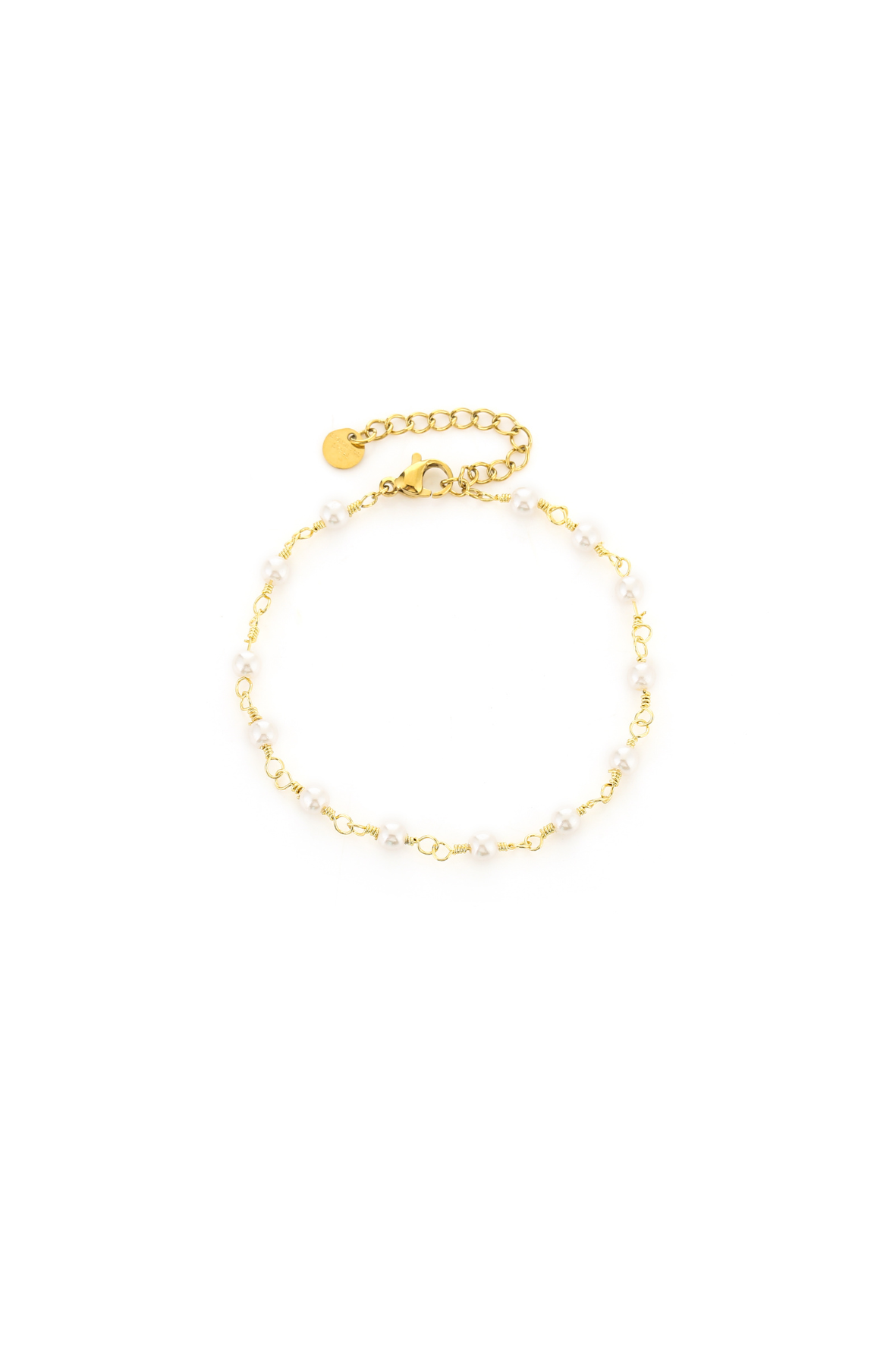 Chloë parel armband | goud - Iristra