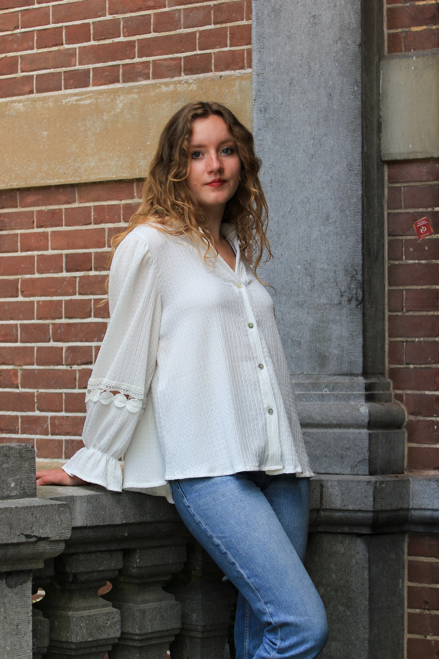 Blouse Flora | crème - Iristra