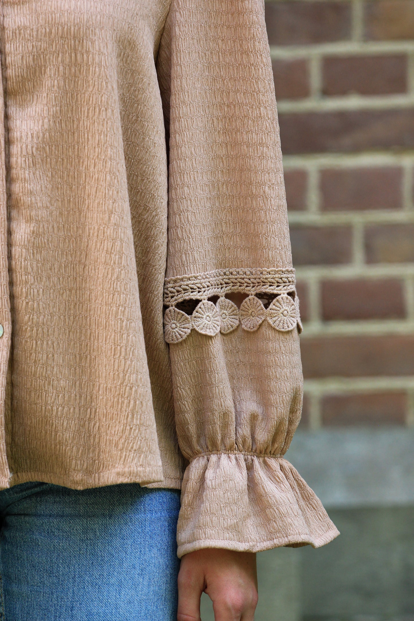 Blouse Flora | camel - Iristra