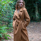 Trenchcoat met tailleriem Louise | camel