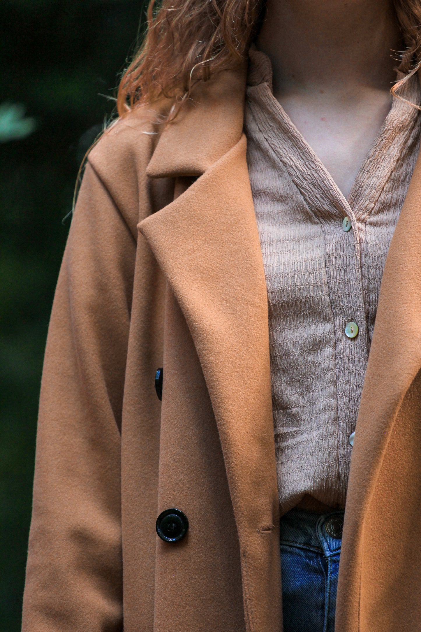 Trenchcoat met tailleriem Louise | camel