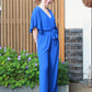 Lange jumpsuit Delphine | Koningsblauw